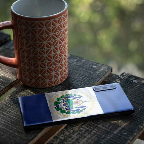 El Salvador Flag Galaxy Note 10 Plus Skin