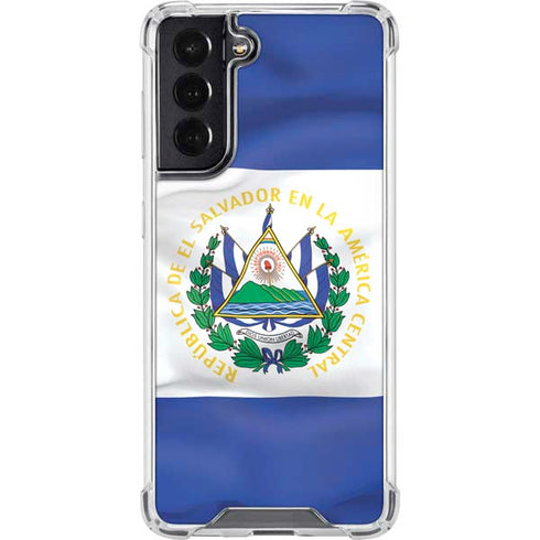 El Salvador Flag Galaxy S22 Clear Case