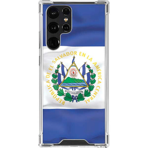 El Salvador Flag Galaxy S23 Ultra Clear Case