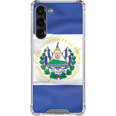 El Salvador Flag Galaxy S24 FE Clear Case