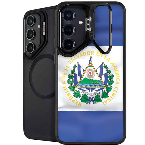 El Salvador Flag Galaxy S24 FE Kickstand Case