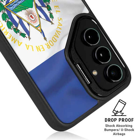 El Salvador Flag Galaxy S25 Kickstand Case