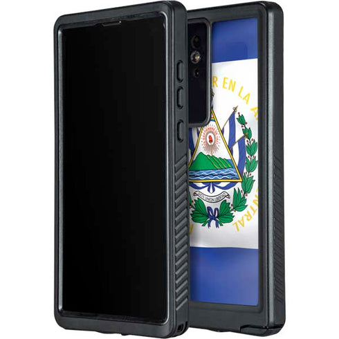 El Salvador Flag Galaxy S24 Ultra Waterproof Case