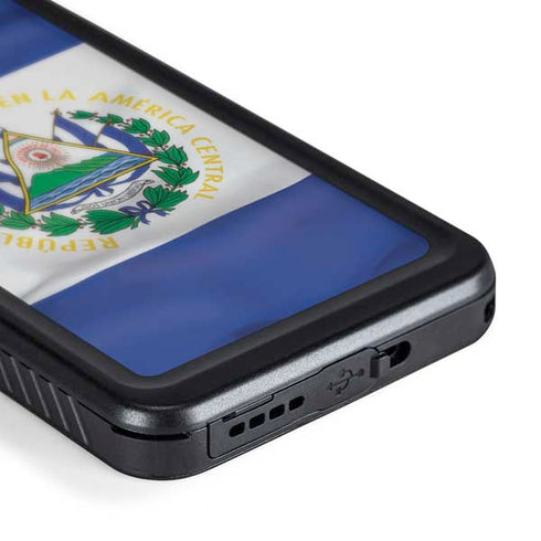 El Salvador Flag Galaxy S24 Waterproof Case