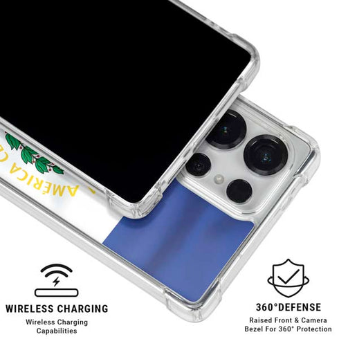 El Salvador Flag Galaxy S25 Ultra Clear Case