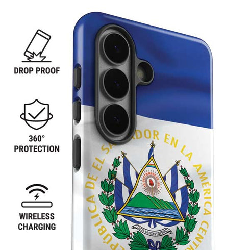 El Salvador Flag Galaxy S26 Plus Impact Case