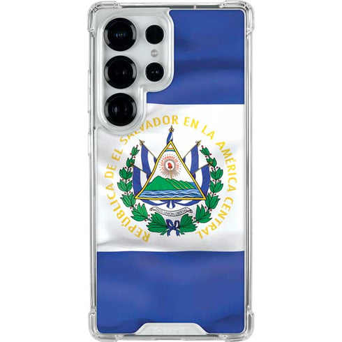 El Salvador Flag Galaxy S26 Ultra Clear Case