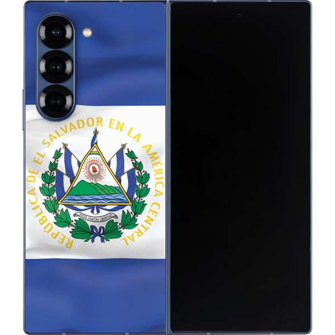 El Salvador Flag Galaxy Z Fold6 Skin