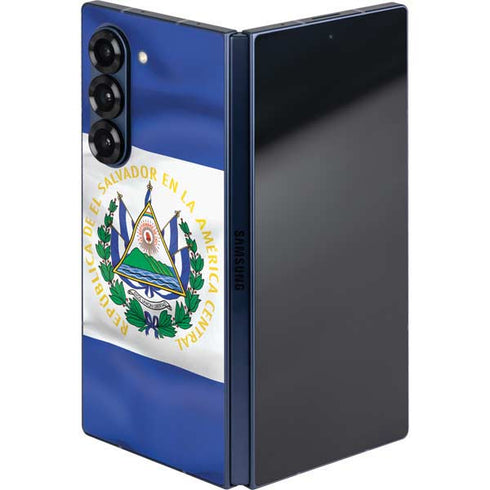 El Salvador Flag Galaxy Z Fold6 Skin