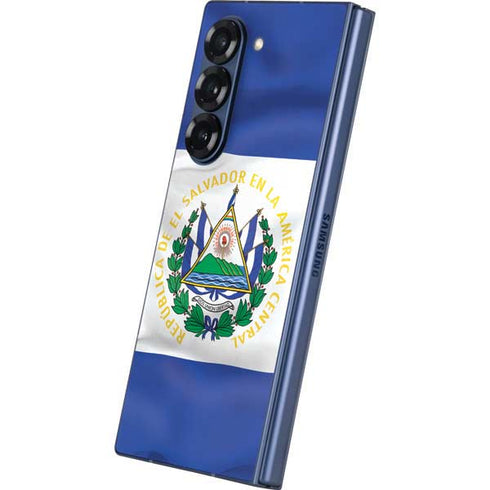 El Salvador Flag Galaxy Z Fold6 Skin
