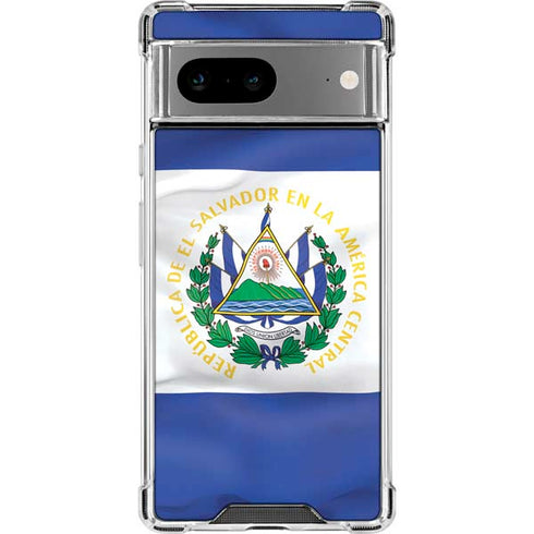 El Salvador Flag Google Pixel 8a Clear Case