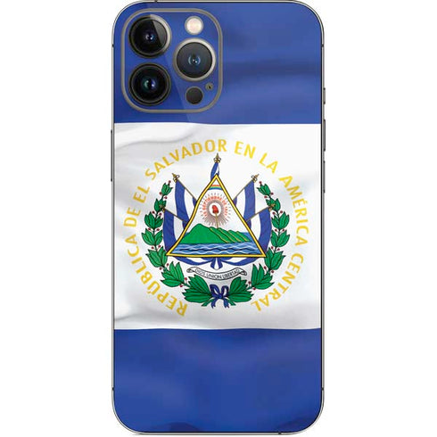 El Salvador Flag iPhone 15 Pro Max Skin