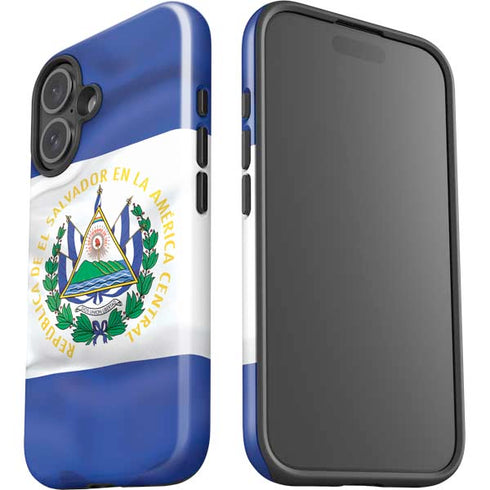 El Salvador Flag iPhone 16 Impact Case