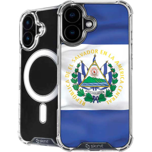 El Salvador Flag iPhone 16 MagSafe Case