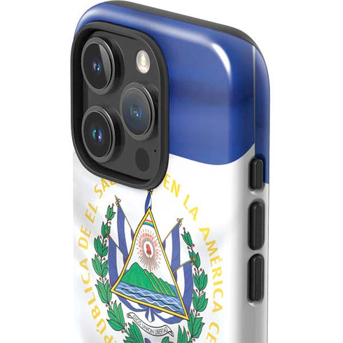 El Salvador Flag iPhone 16 Pro Impact Case