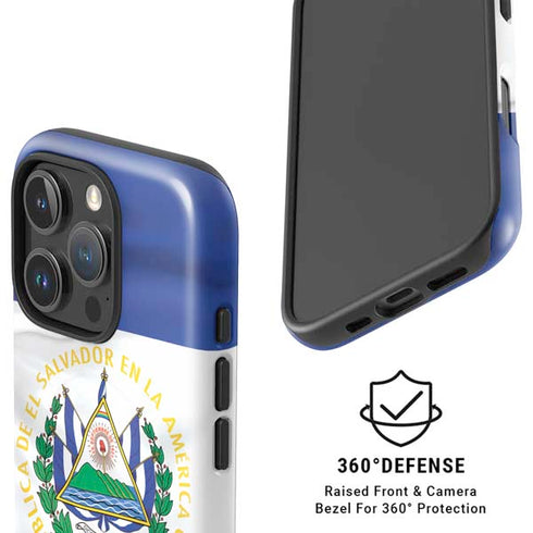 El Salvador Flag iPhone 16 Pro Magsafe Impact Case