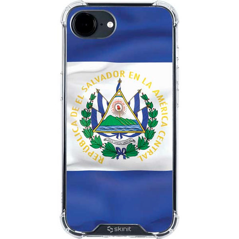 El Salvador Flag iPhone 16e Clear Case