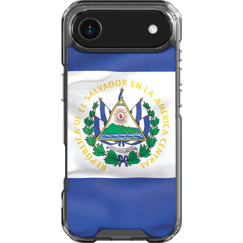 El Salvador Flag iPhone 17 Air Clear Case