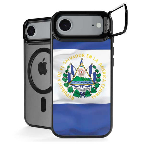 El Salvador Flag iPhone 17 Air Kickstand Case