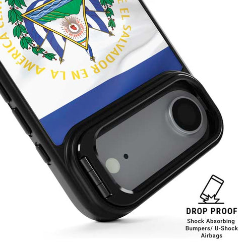 El Salvador Flag iPhone 17 Air Kickstand Case
