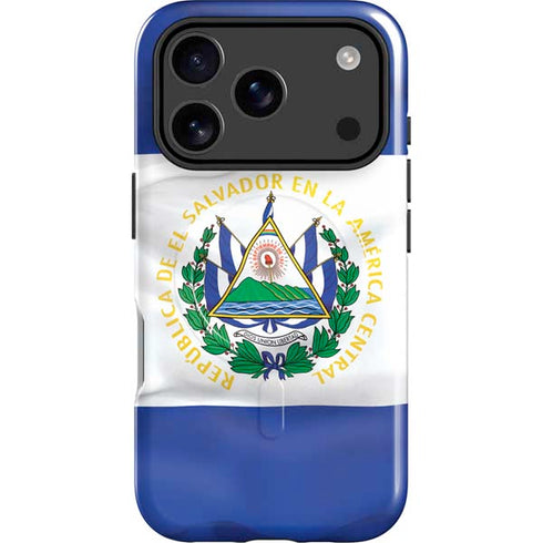 El Salvador Flag iPhone 17 Pro Max Magsafe Impact Case