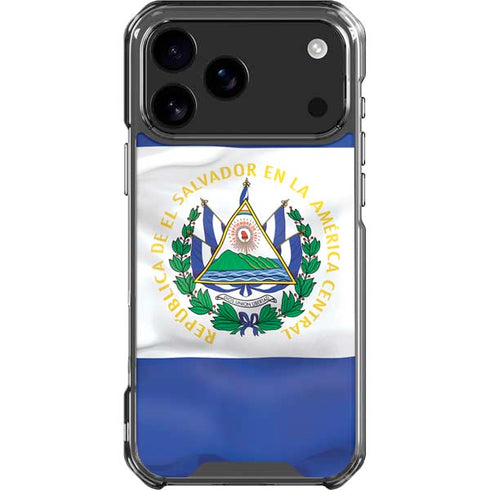 El Salvador Flag iPhone 18 Pro Max Clear Case