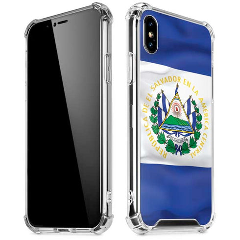El Salvador Flag iPhone X/XS Clear Case