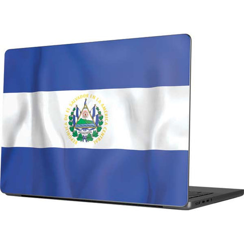 El Salvador Flag Apple MacBook Pro 14-inch Skin