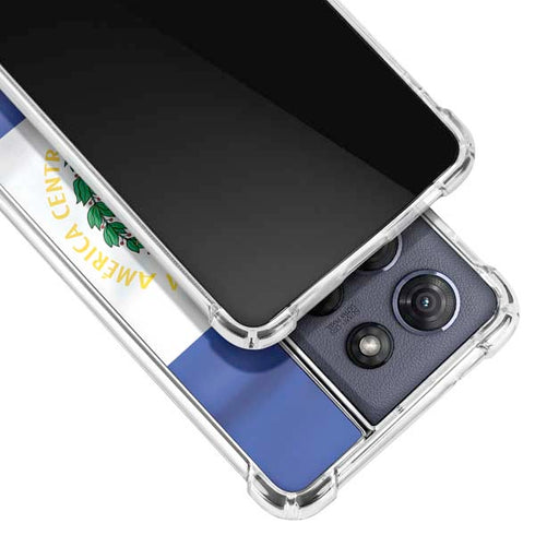 El Salvador Flag Moto G 5G (2025) Clear Case