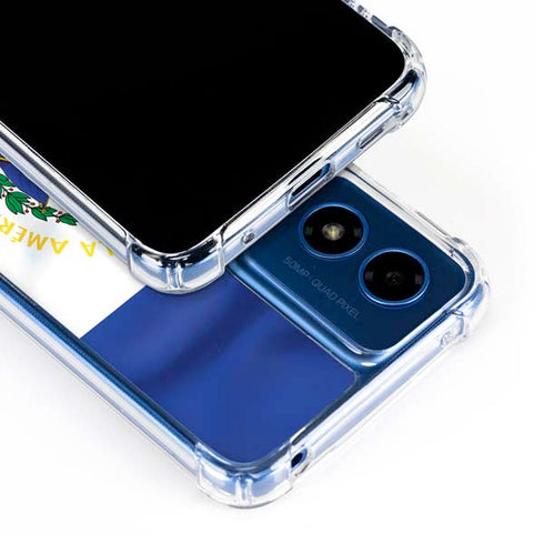 El Salvador Flag Moto G Play 4G (2024) Clear Case