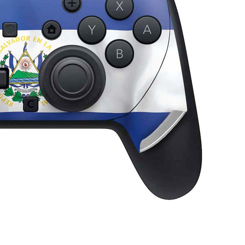 El Salvador Flag Nintendo Switch 2 (2025) Pro Controller Skin