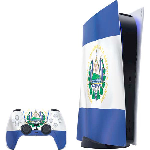 El Salvador Flag PlayStation PS5 Skins