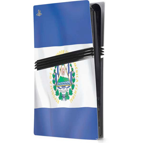 El Salvador Flag PS5 Pro Console Skin