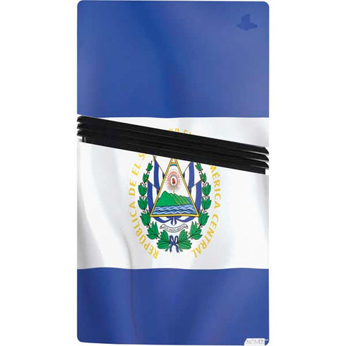 El Salvador Flag PS5 Pro Console Skin
