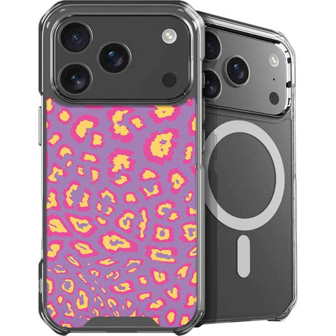 Electric Orchid Leopard Animal Print Color Pop iPhone 18 Pro Max MagSafe Case