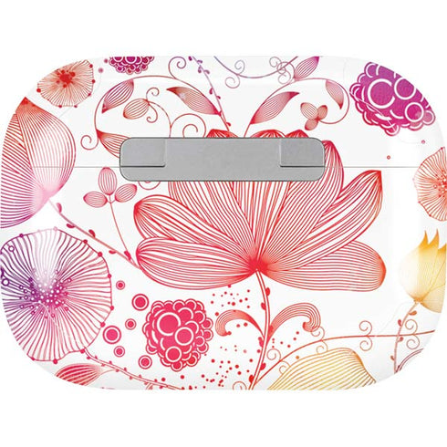 Elegant Flowers AirPods Skins