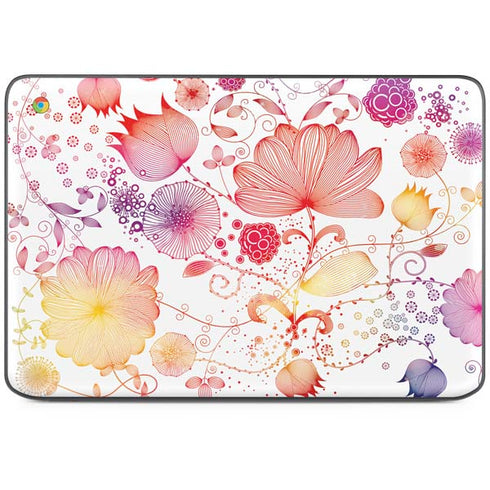 Elegant Flowers HP Chromebook Skin
