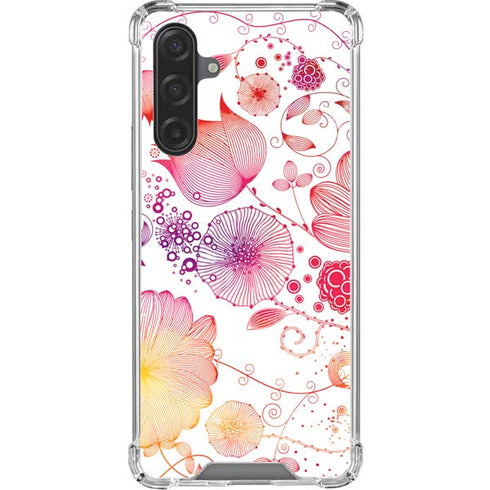 Elegant Flowers Galaxy A17 Clear Case