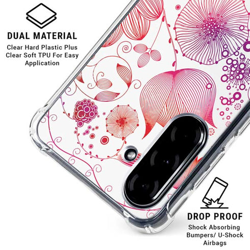 Elegant Flowers Galaxy A36 5G Clear Case