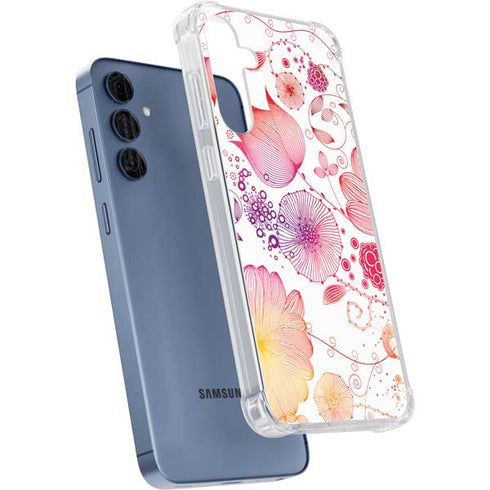 Elegant Flowers Galaxy A55 5G Clear Case