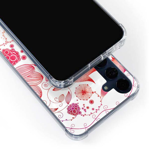 Elegant Flowers Galaxy A55 5G Clear Case