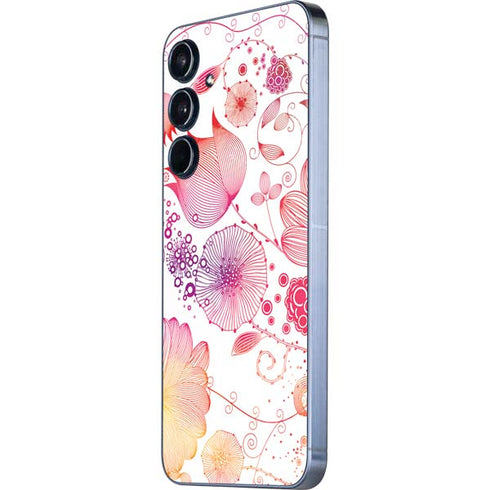 Elegant Flowers Galaxy A55 5G Skin