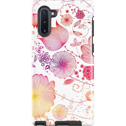Elegant Flowers Galaxy Cases