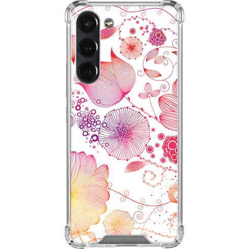 Elegant Flowers Galaxy S24 FE Clear Case