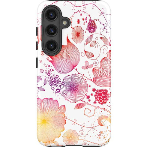 Elegant Flowers Galaxy S25 Plus Impact Case