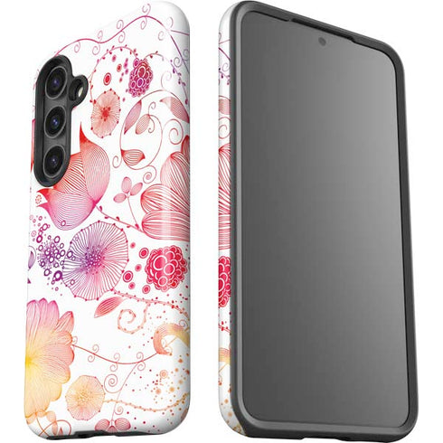 Elegant Flowers Galaxy S25 Plus Impact Case