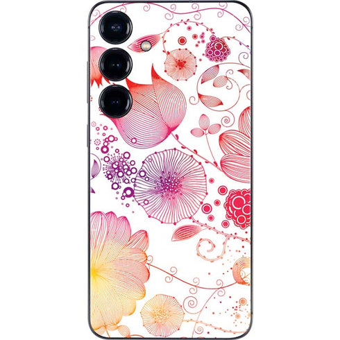 Elegant Flowers Galaxy S25 Skin