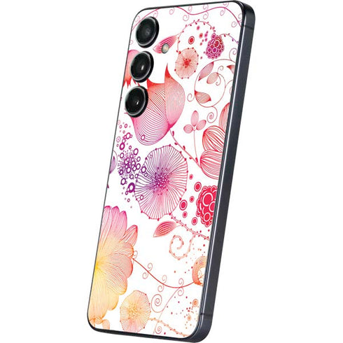 Elegant Flowers Galaxy S25 Skin