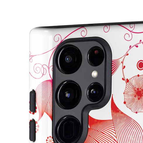 Elegant Flowers Galaxy S25 Ultra Impact Case