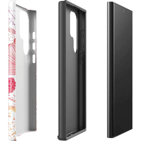 Elegant Flowers Galaxy S25 Ultra Impact Case